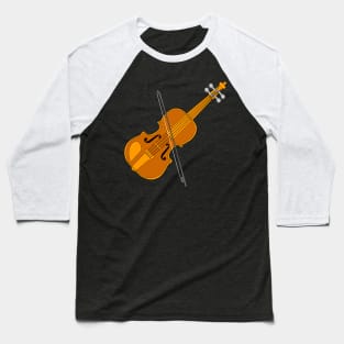 Violin Drawing Baseball T-Shirt